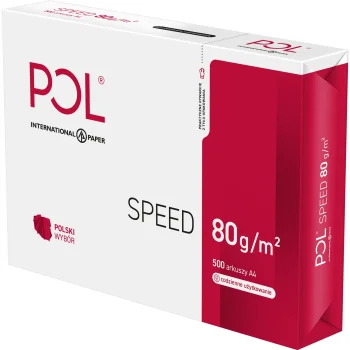 PAPIER KSERO POLSPEED A4 80G BIAŁY 2500ark karton