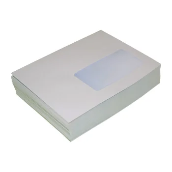 KOPERTY PAPIEROWE BIAŁE C6 SK OKNO PRAWE 25szt