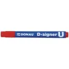 MARKER DONAU D-SIGNER U OKRĄGŁY 2-4MM CZERWONY