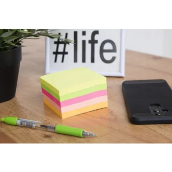 BLOCZEK SAMOPRZYLEPNY 76X76MM MIX NEON 400szt