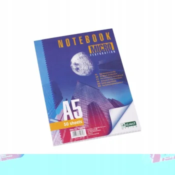 BLOK BIUROWY A5 KRATKA Z MIKROPERFORACJĄ 50szt