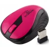 MYSZ BEZPRZ. 2.4GHZ 3D OPT. USB RAINBOW RÓŻOWA