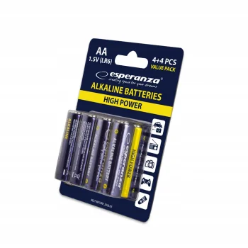 ESPERANZA BATERIE ALKALICZNE AA 8SZT