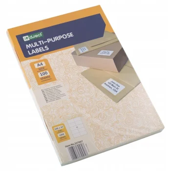ETYKIETA SAMOPRZYLEPNA A4 10SZT 105x57mm A100