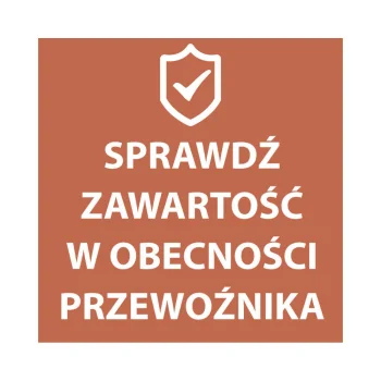 ETYKIETY 100x100mm SPRAWDŹ ZAWARTOŚĆ 100szt