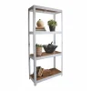 REGAŁ METALOWY MAGAZYNOWY BIAŁY 150X70X30 4P 70KG