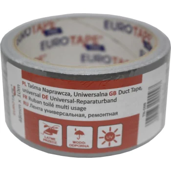 TAŚMA NAPRAWCZA EUROTAPE DUCT SREBRNA 48MM/25M