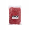 GUMKI RECEPTURKI 80mm x 1,5x1,5mm CZERWONE 1KG
