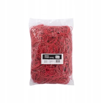 GUMKI RECEPTURKI 80mm x 1,5x1,5mm CZERWONE 1KG