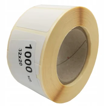 ETYKIETY TERMICZNE NA ROLI 32x20mm 1000 etykiet
