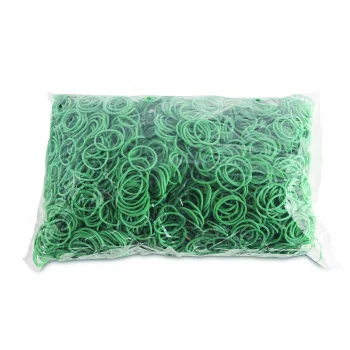 GUMKI RECEPTURKI 25mm x 1,2x1,2mm ZIELONE 1KG
