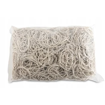 GUMKI RECEPTURKI 50mm x 1,5x1,5mm BIAŁA 1KG