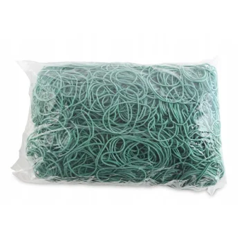 GUMKI RECEPTURKI 50mm x 1,5x1,5mm ZIELONE 1KG