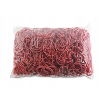 GUMKI RECEPTURKI 50mm x 1,5x3mm CZERWONE 1KG