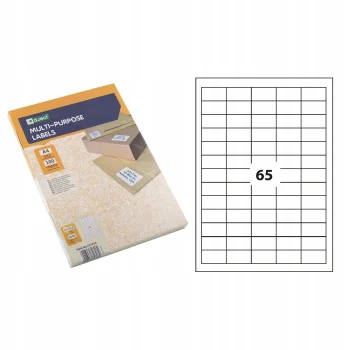 ETYKIETA SAMOPRZYLEPNA A4 D.RECT 38x21,2mm A100