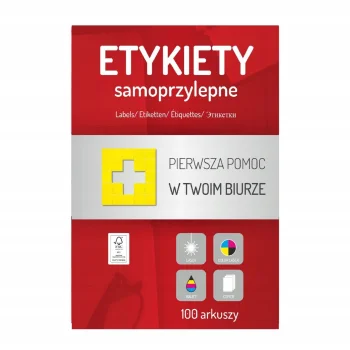ETYKIETY A4 210x99mm 100ark PACZKOMAT ETYKIETA