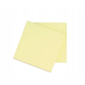 KARTECZKI SAMOPRZYLEPNE 76X76MM ŻÓŁTE Q-CONNECT