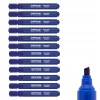 MARKER PERMANENTNY ŚCIĘTY 1-5MM NIEBIESKI x 12szt