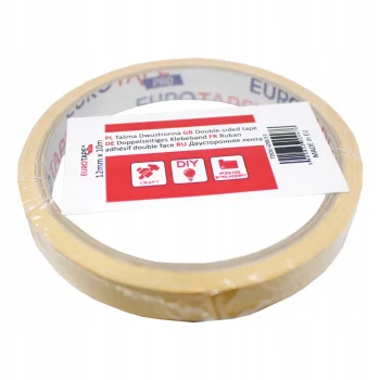 TAŚMA DWUSTRONNA EUROTAPE 12MM/10M x6szt
