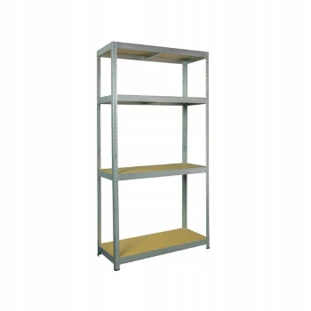 REGAŁ METALOWY MAGAZYNOWY 180x90x35cm 4p 100kg