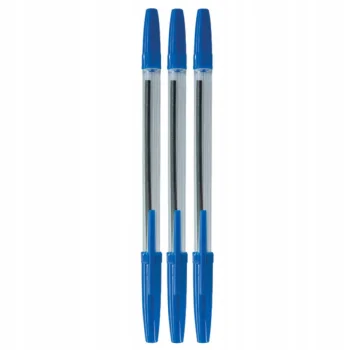 DŁUGOPIS OFFICE PRODUCTS 1,0MM NIEBIESKI x 3szt