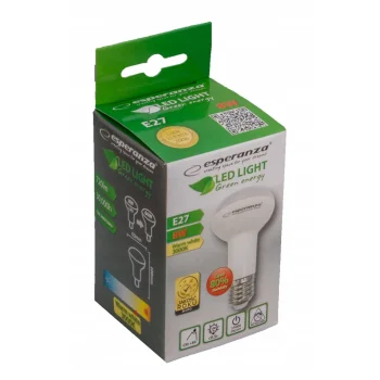 ŻARÓWKA LED R63 E27 8W CIEPŁA BIAŁA