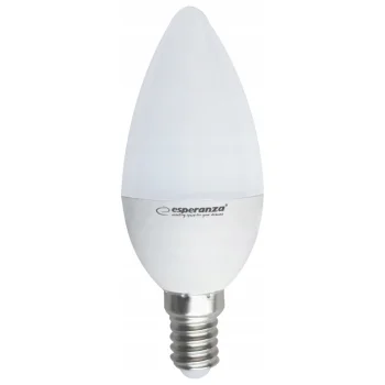 ŻARÓWKA LED C37 E14 6W 3000K CIEPŁA BIAŁA