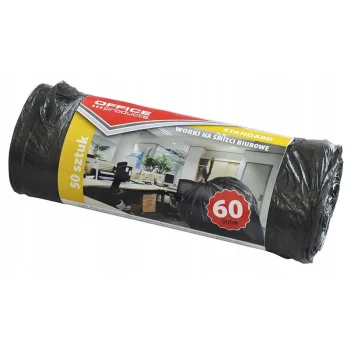 WORKI NA ŚMIECI HDPE OFFICE 60L 50szt