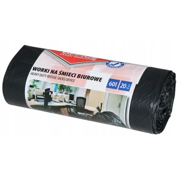 WORKI NA ŚMIECI LDPE OFFICE 60L 20szt