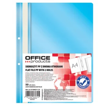 SKOROSZYT OFFICE PP A4 WPINANY 2OTW JASNONIEBIESKI