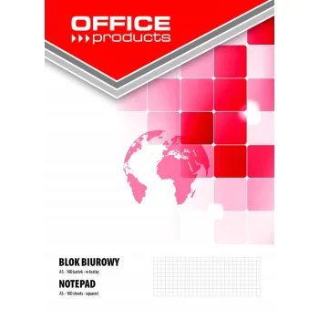 BLOK BIUROWY A5 W KRATKĘ 100K 70GSM OFFICE