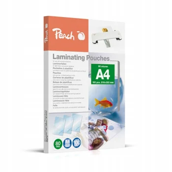 FOLIA DO LAMINOWANIA PEACH A4 2X80mic 100szt