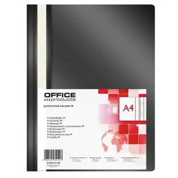 SKOROSZYT PP A4 100/170MIC CZARNY OFFICE