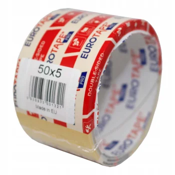 TAŚMA DWUSTRONNA EUROTAPE WZMOCNIONA 50MM/5M