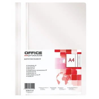 SKOROSZYT PP A4 100/170MIC BIAŁY OFFICE