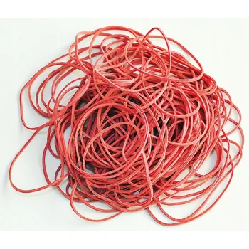 GUMKI RECEPTURKI 50mm x 1,5x1,5mm CZERWONE 100G
