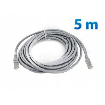 KABEL SIECIOWY LAN Skrętka U/UTP kat. 5e 5m