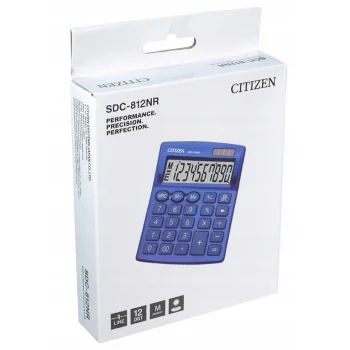 Kalkulator biurowy Citizen SDC812NRNVE GRANATOWY