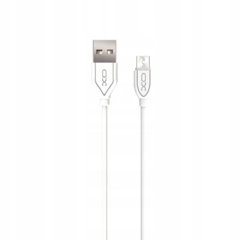 XO kabel USB - microUSB 1,0 m 2,1A biały NB8