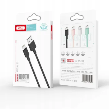 XO kabel NB156 USB - microUSB 1,0 m 2,4A biały