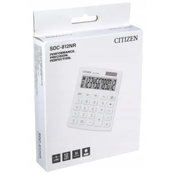 Kalkulator biurowy Citizen 812NRWHE 12 CYFR BIAŁY