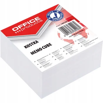 KOSTKA NIEKLEJONA 85X85X40MM BIAŁA OFFICE