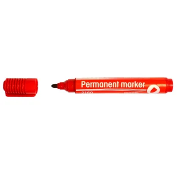MARKER D.RECT OKRĄGŁY PERMANENTNY CZERWONY
