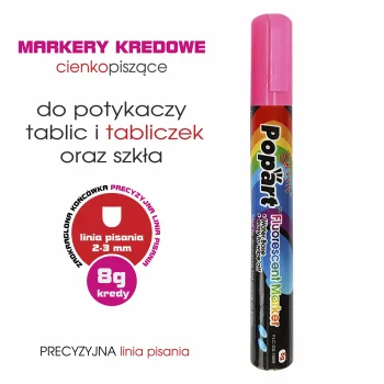 MARKER KREDOWY LEVIATAN 8G RÓŻOWY