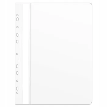 SKOROSZYT PVC A4 TWARDY 150/160MIKR WPINANY BIAŁY