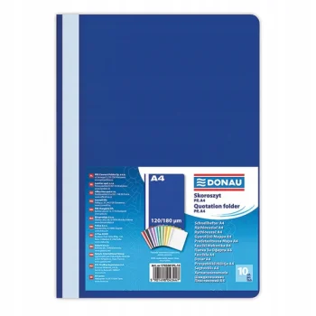SKOROSZYT PP A4 DONAU 120/180MIK GRANATOWY