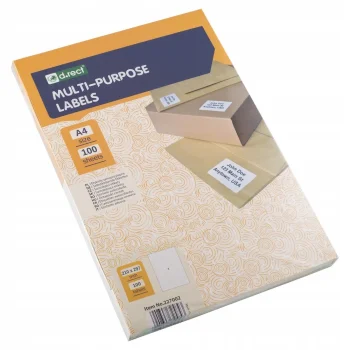 ETYKIETA SAMOPRZYLEPNA A4 D.RECT 210x297mm A100