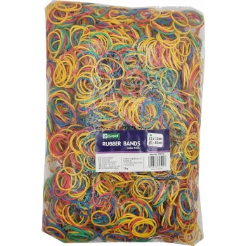 GUMKI RECEPTURKI 40mm x 1,2x1,2MM MIX KOLORÓW 1KG