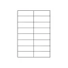 ETYKIETY A4 Memo Label 105x37mm 500ark. (5x100)