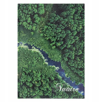 ZESZYT BRULION NATURE A4 96K KARTEK W KRATKĘ